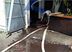 萬年水(shuǐ)泥廠水塔除鏽(xiù)除垢清洗