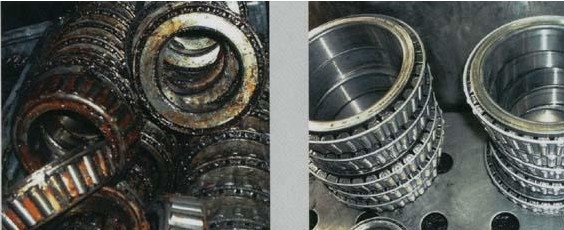 1532747044164639.jpg 珠(zhu)江鋼鐵廠用TM-26高(gao)效脫脂劑清洗(xǐ)軸承前後對比(bi).jpg